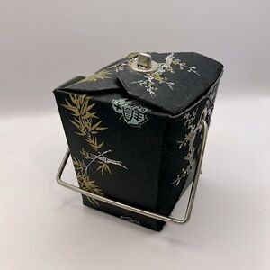 Decorated Chinese Takeout Container Purse or Decorative Box